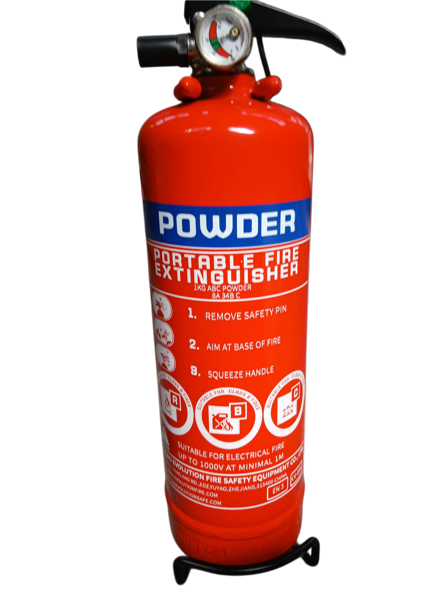 1kg ABC Powder Fire Extinguisher – Flame Brother