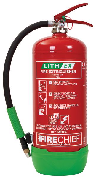 Firechief 6ltr Lith-Ex G2 Extinguisher (FLE6X)