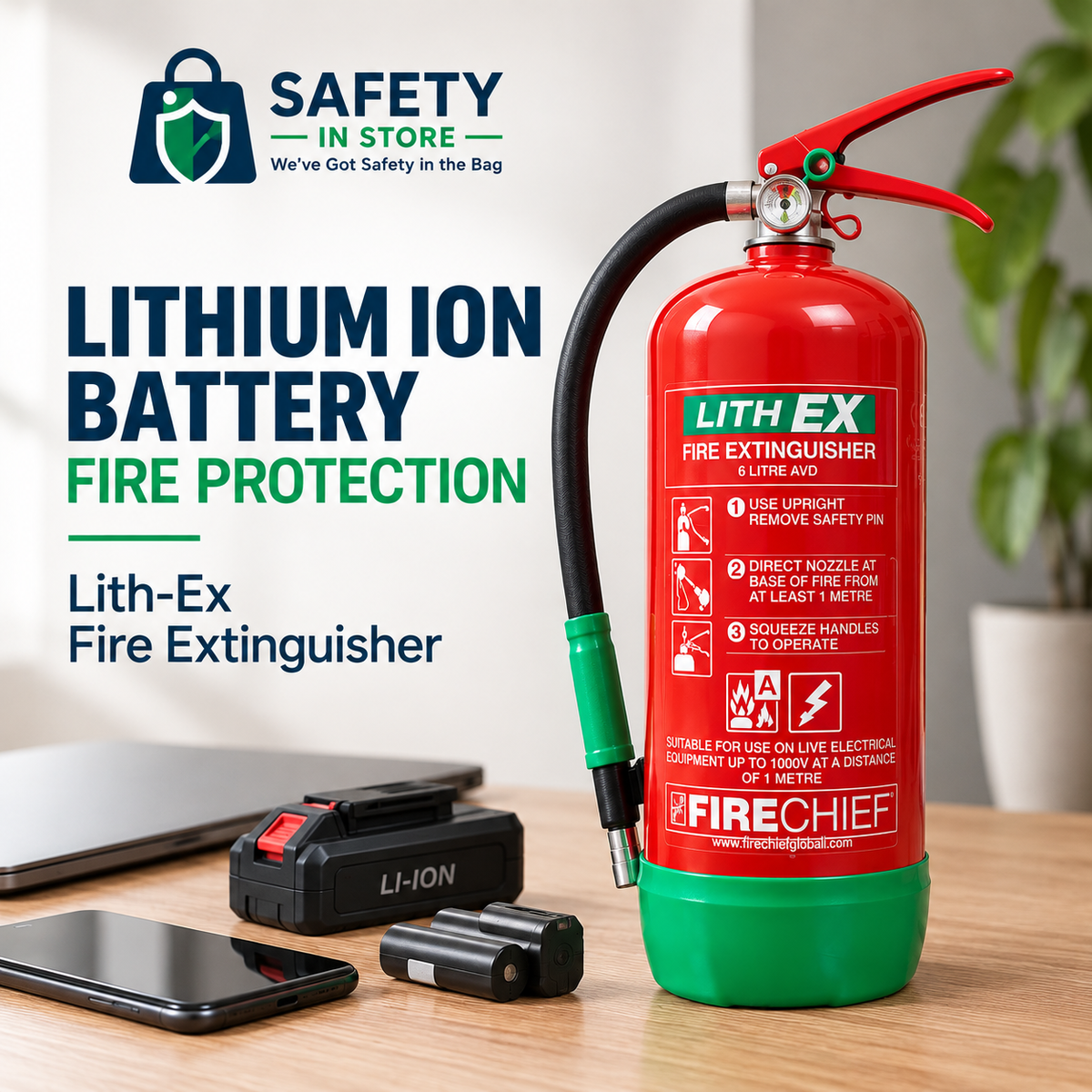 Lithium Ion Battery Fire Protection