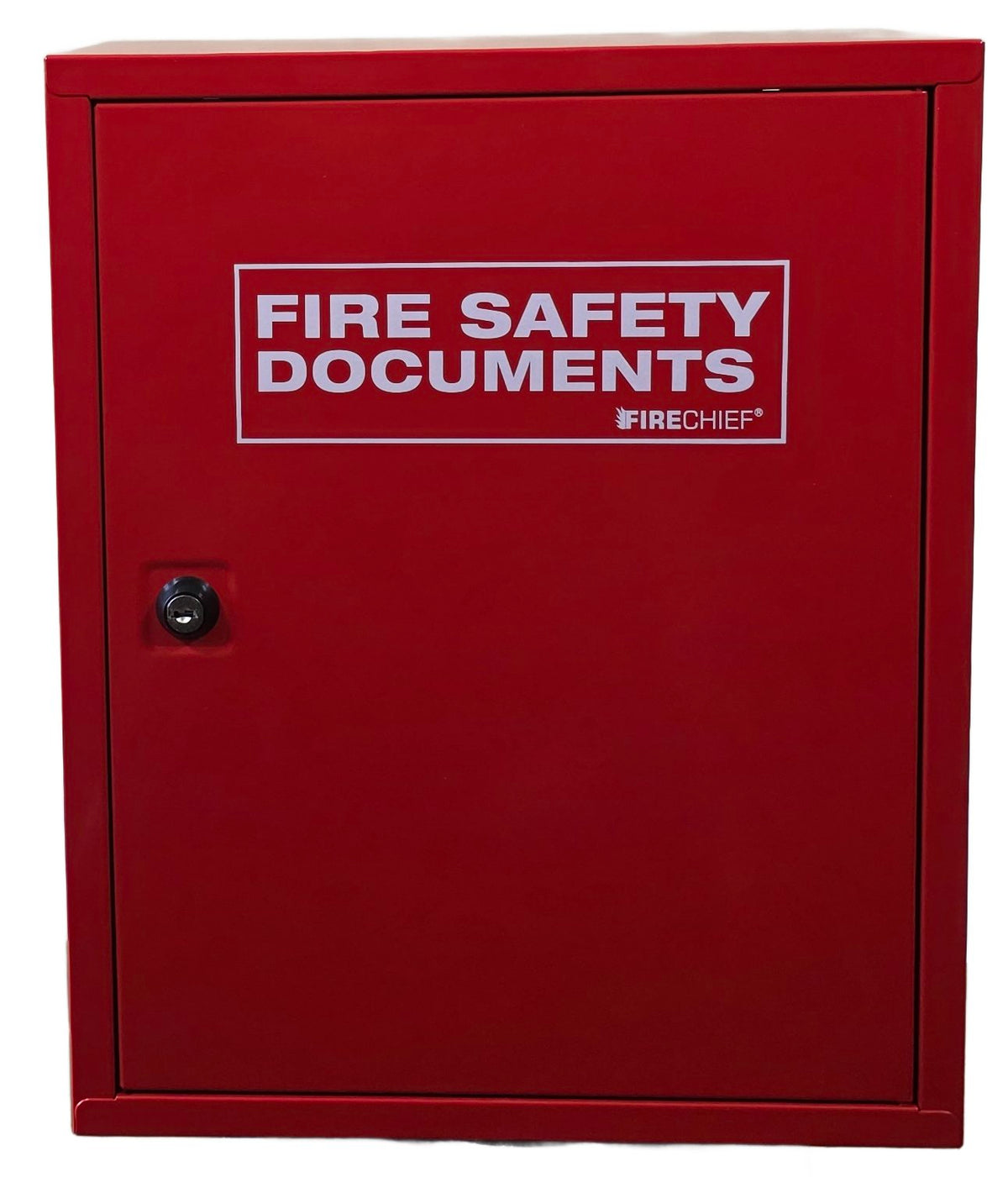 Red Metal Fire Document Cabinet (Key Lock)