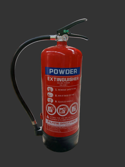 6kg ABC Powder Fire Extinguisher – Flame Brother